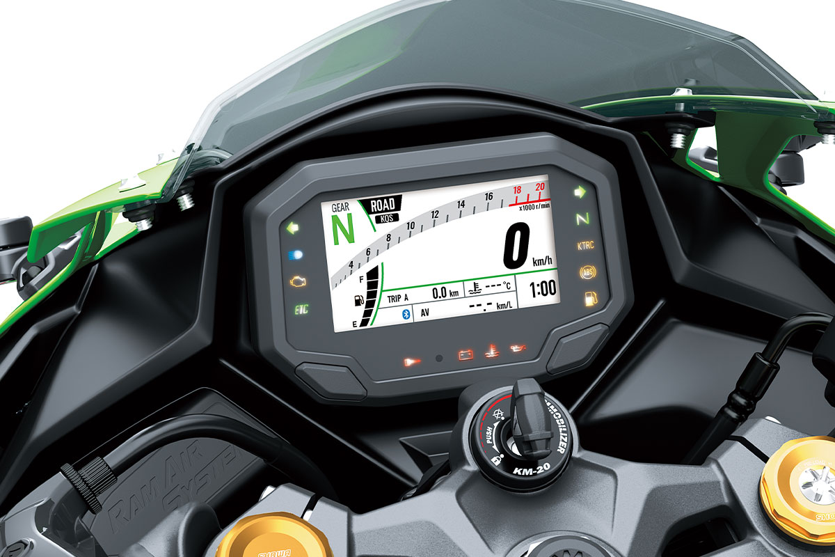 hệ thống kiểm soát Kawasaki Ninja ZX25RR 2023